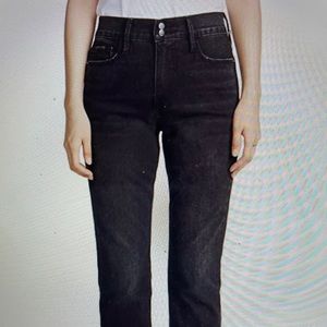 Frame Le Sylvie Slender Straight High Rise Jeans